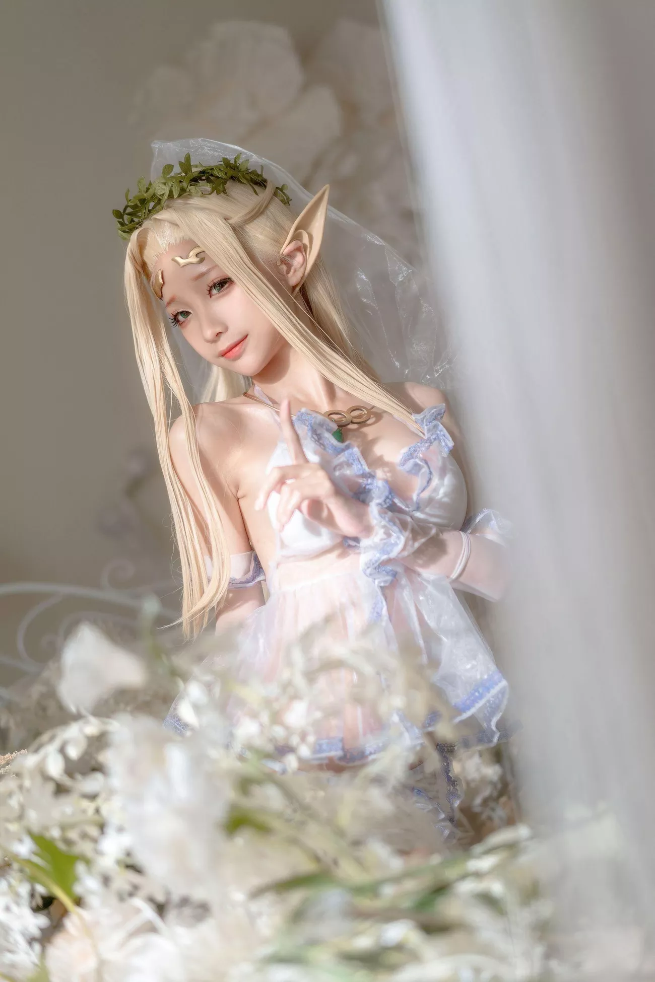 《白精灵》 高品质摄影摄影 蠢沫沫