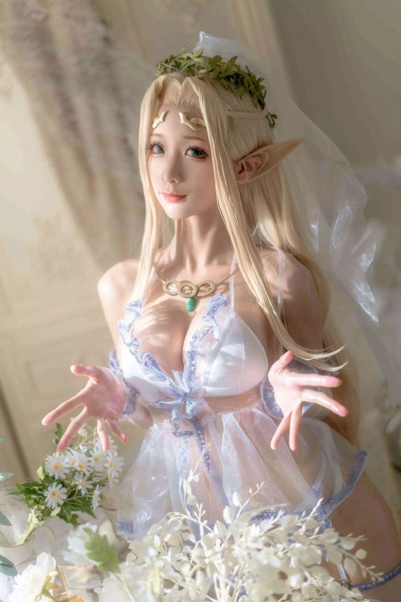 《白精灵》 高品质摄影摄影 蠢沫沫
