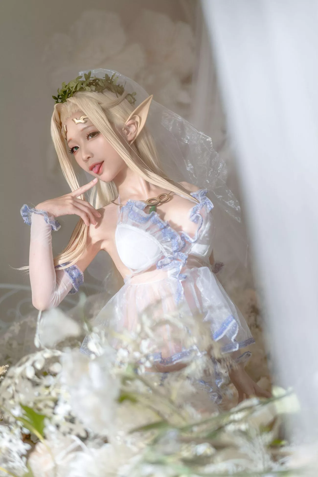 《白精灵》 高品质摄影摄影 蠢沫沫