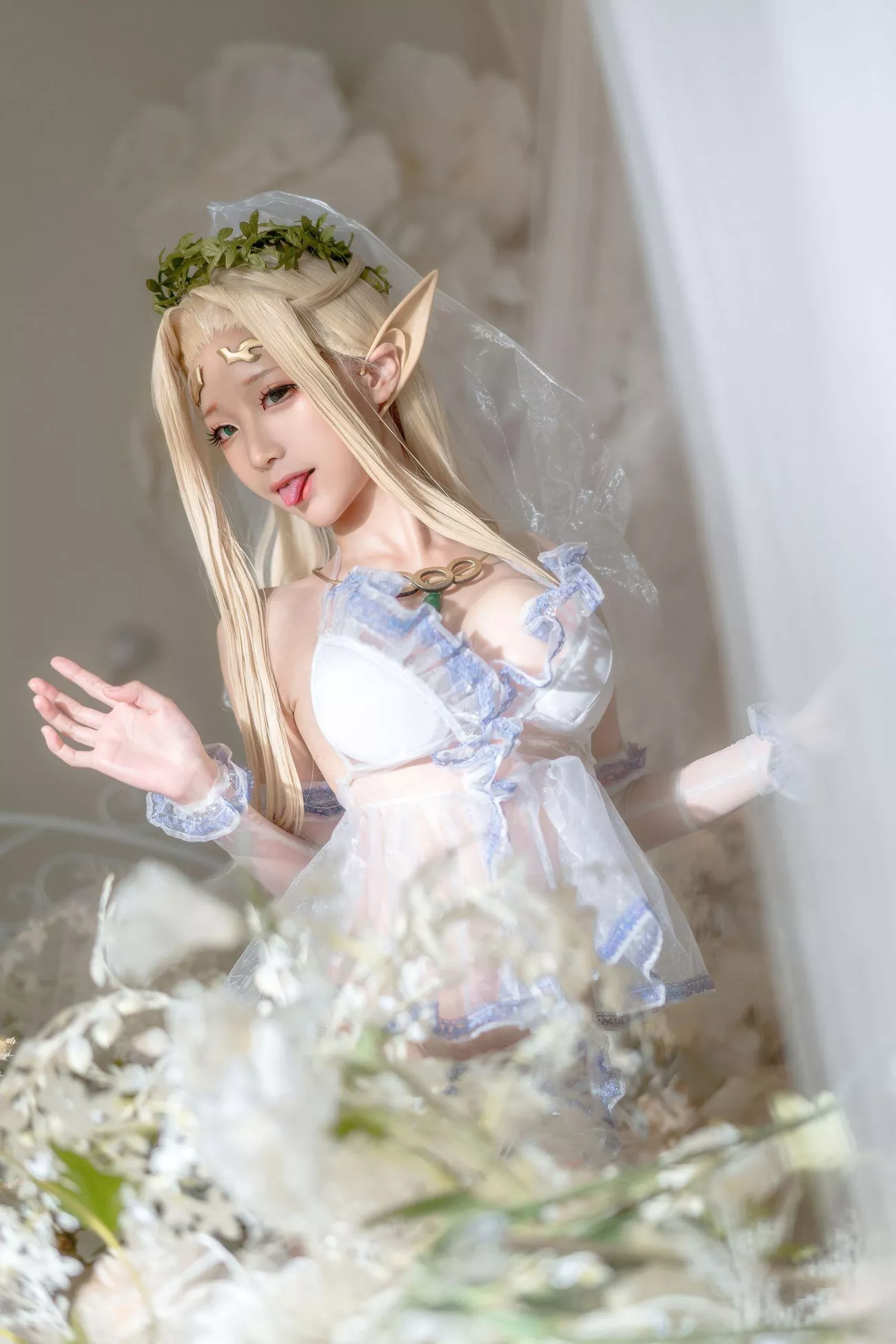 《白精灵》 高品质摄影摄影 蠢沫沫
