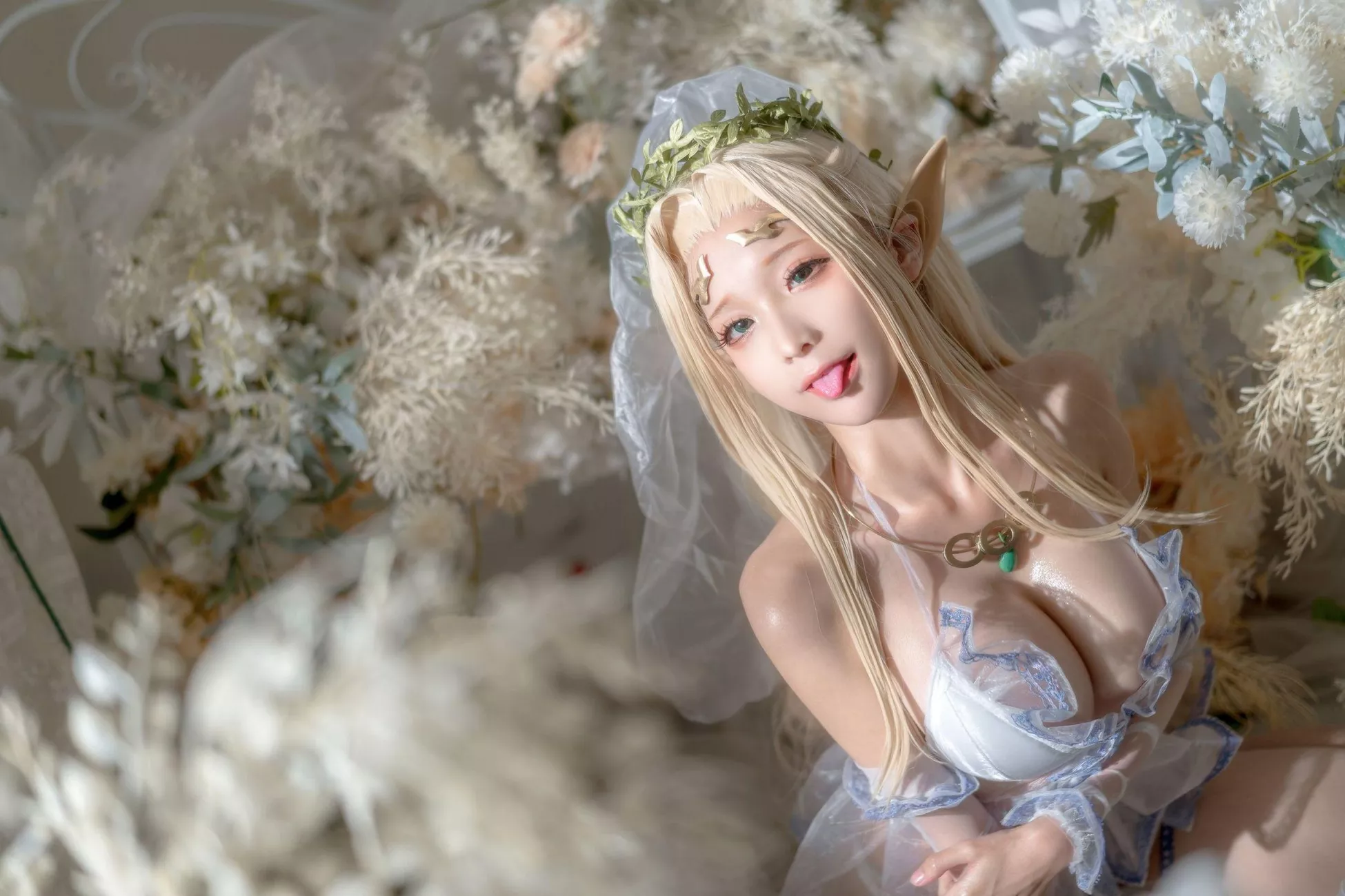 《白精灵》 高品质摄影摄影 蠢沫沫