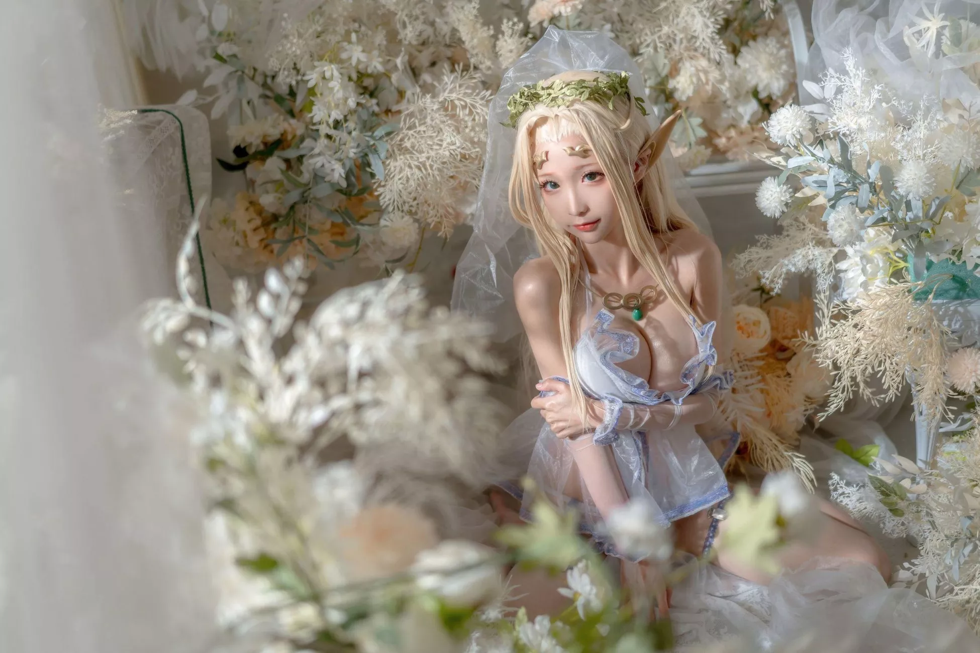 《白精灵》 高品质摄影摄影 蠢沫沫
