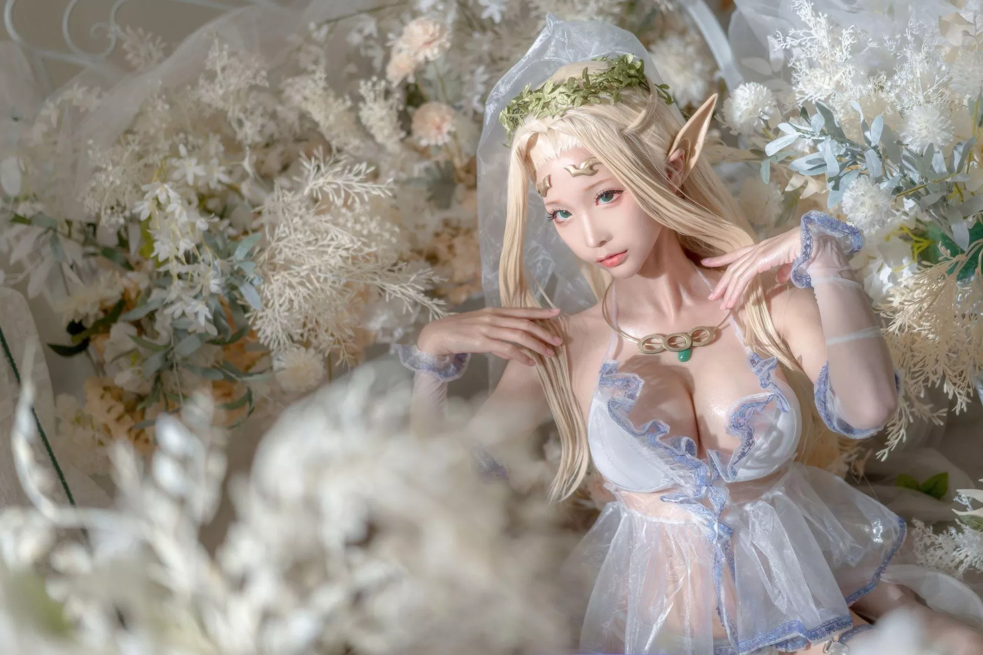 《白精灵》 高品质摄影摄影 蠢沫沫