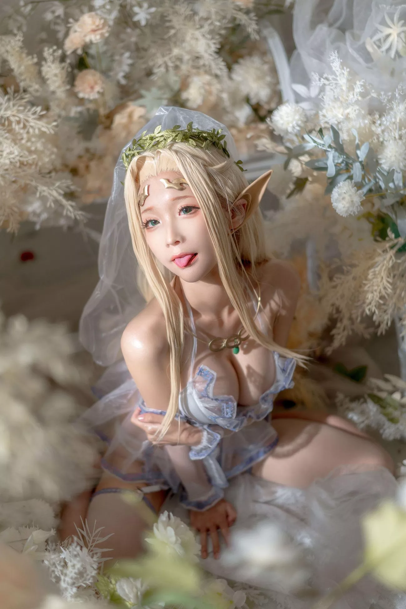 《白精灵》 高品质摄影摄影 蠢沫沫