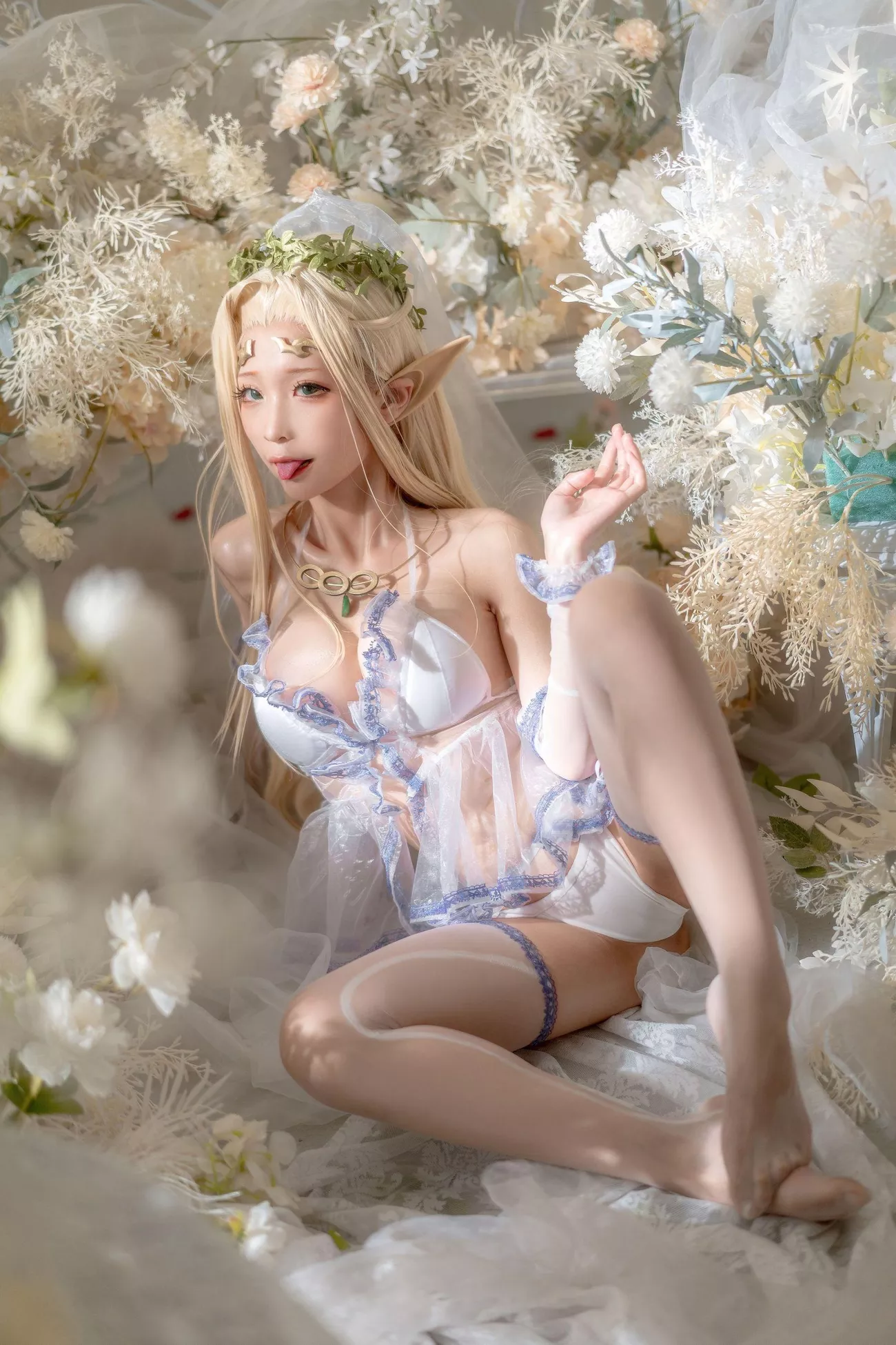 《白精灵》 高品质摄影摄影 蠢沫沫
