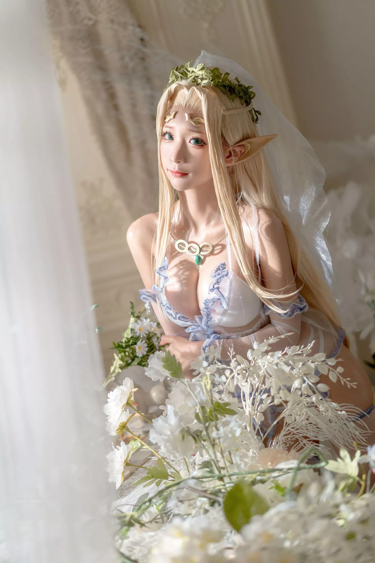 《白精灵》 高品质摄影摄影 蠢沫沫