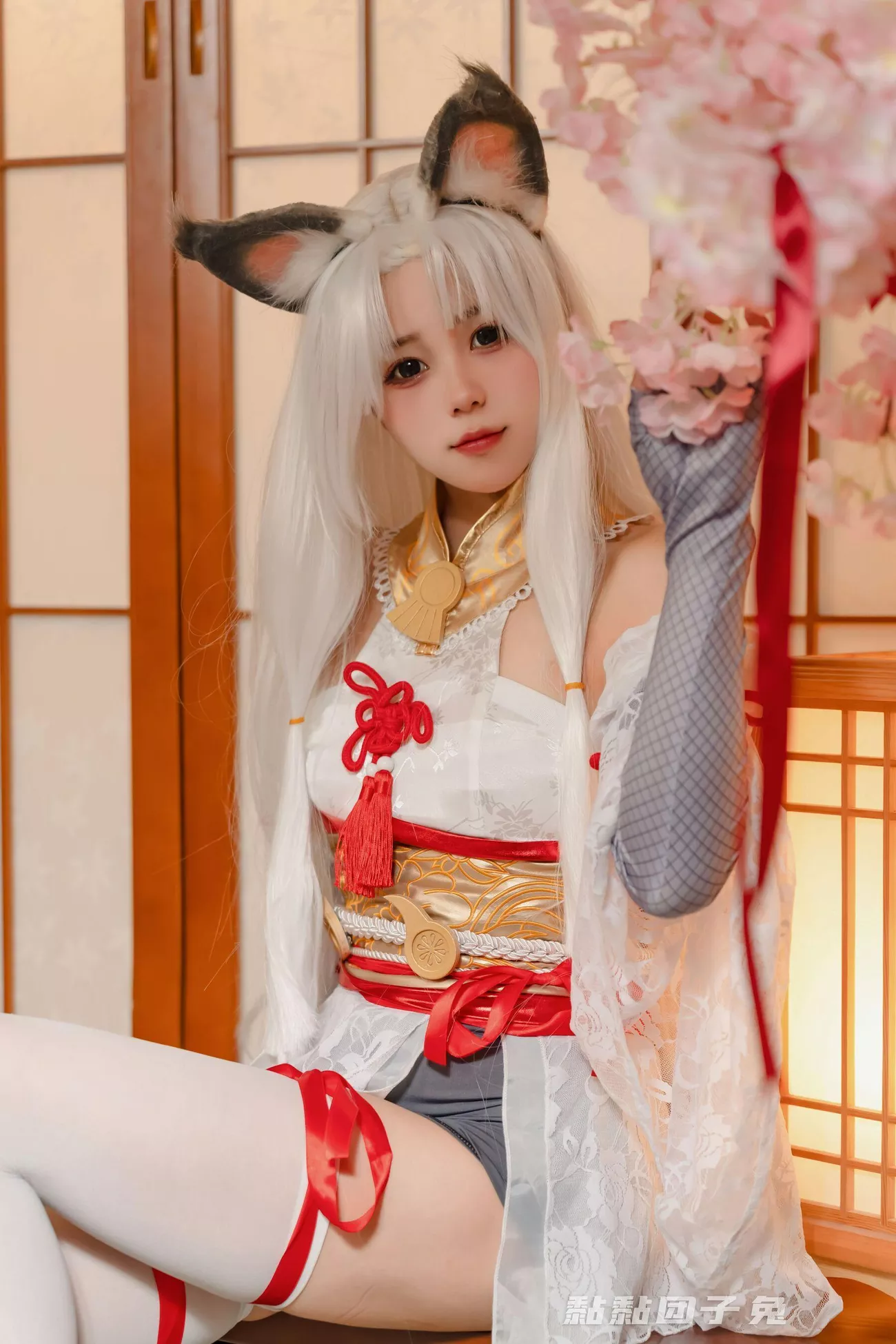 黏黏 高质摄影艺术 团子 兔《永劫胡桃》