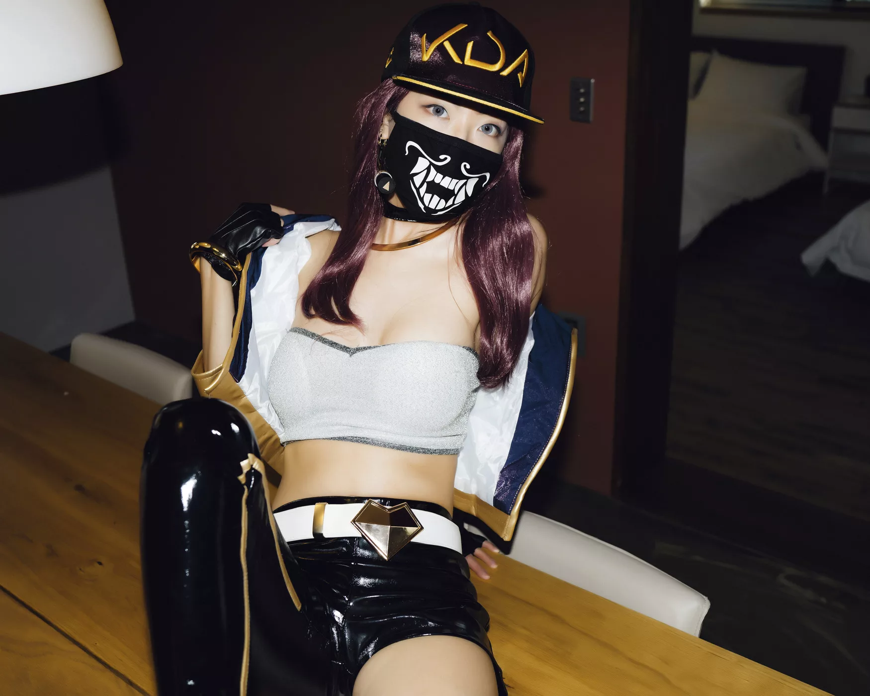 Akali 全集修正 Snap KDA 写真 Night 靓模 Mona【Moon 月夜快照】 韩国