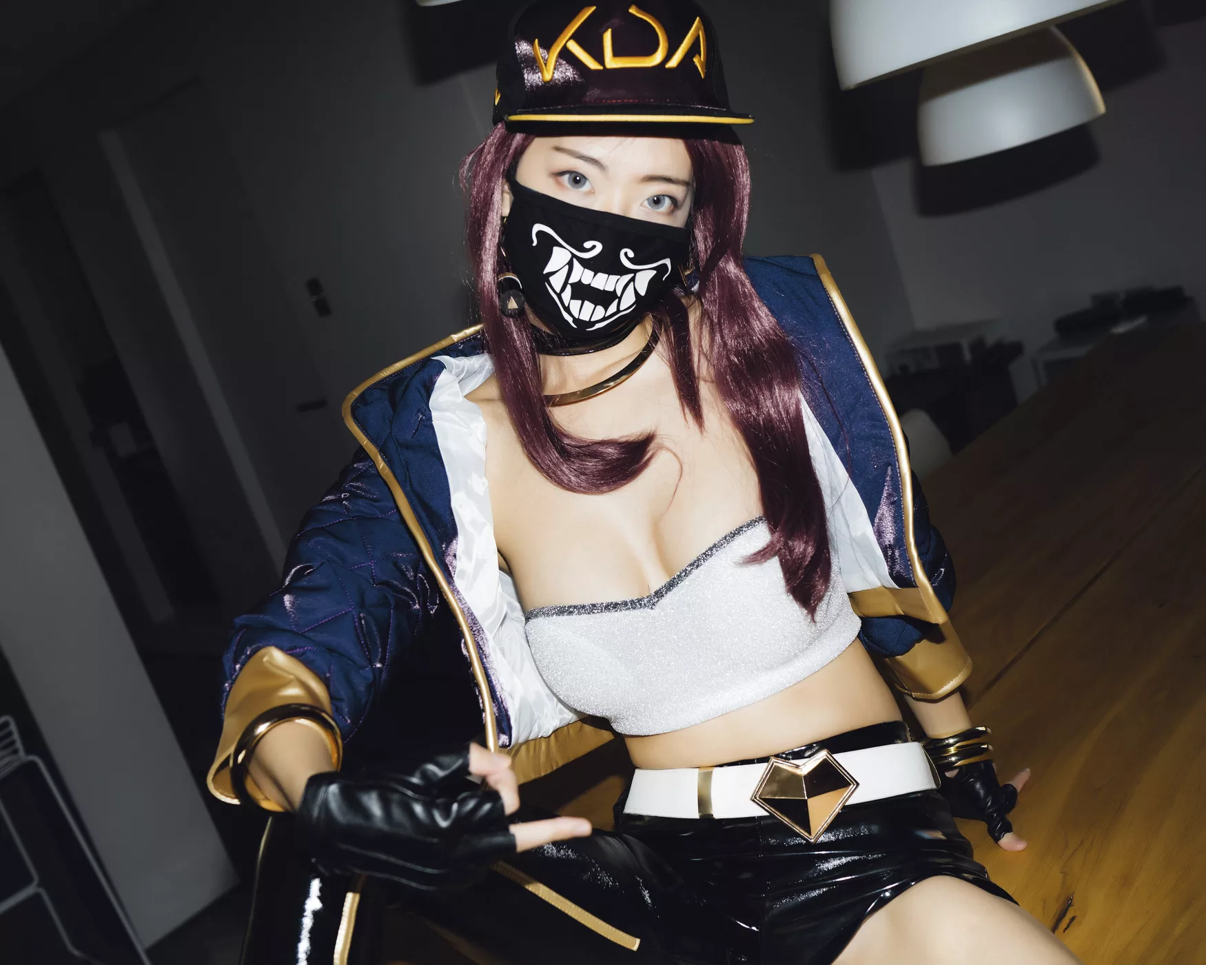 Akali 全集修正 Snap KDA 写真 Night 靓模 Mona【Moon 月夜快照】 韩国