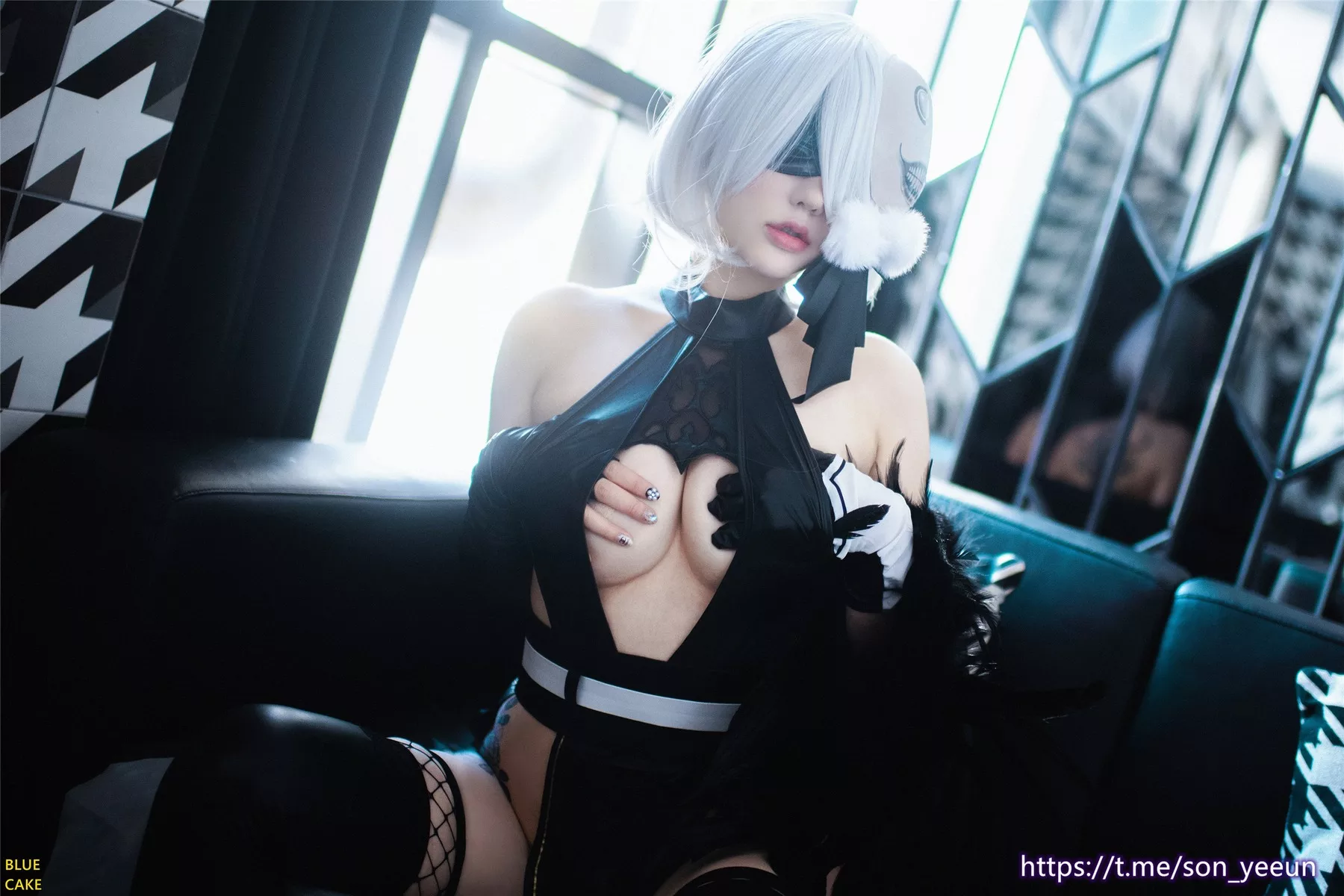 写真 蓝色蛋糕】 NieR YoRHa 全集修正 Yeeun【BLUECAKE No.2 2B 女神 高丽 Son