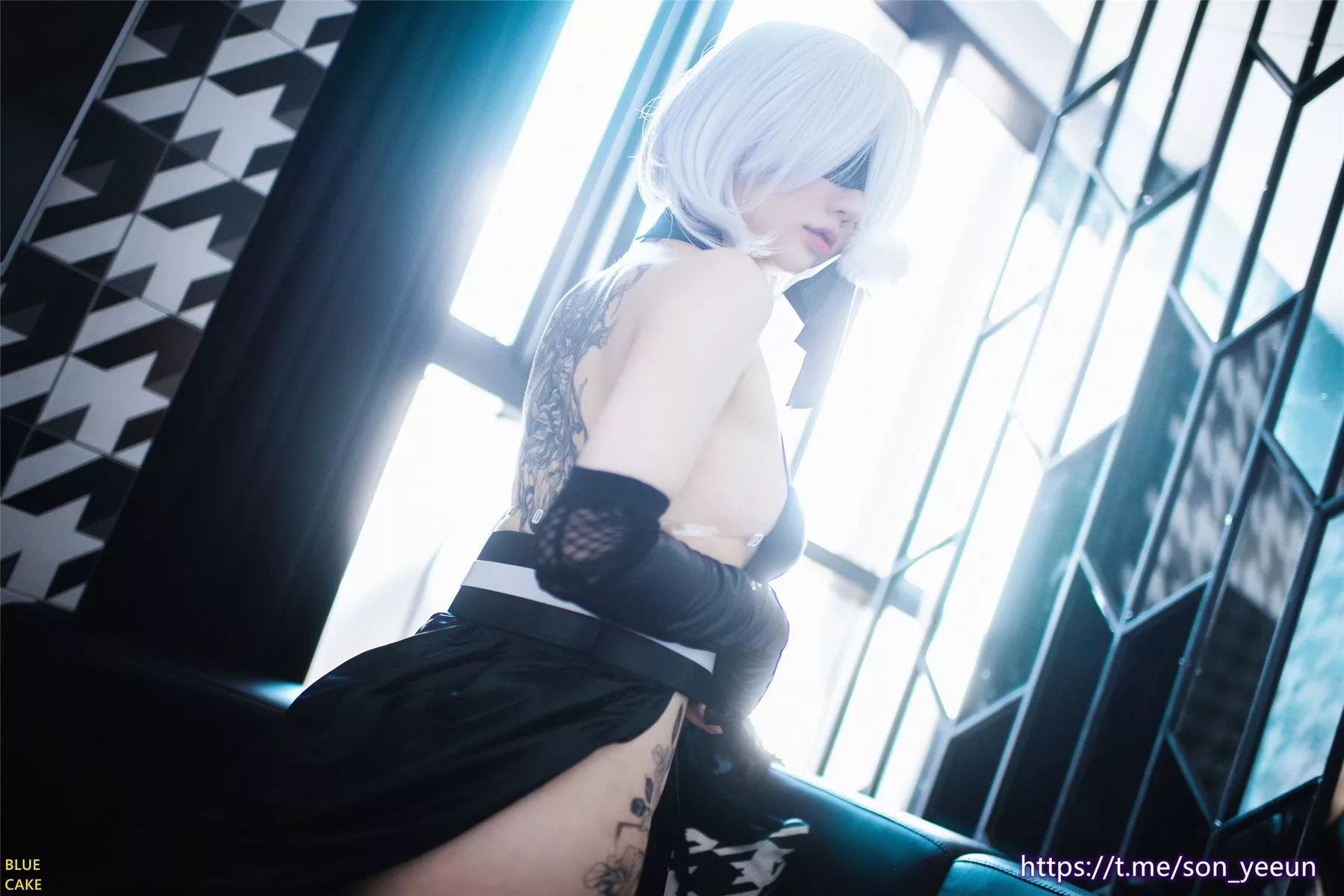 写真 蓝色蛋糕】 NieR YoRHa 全集修正 Yeeun【BLUECAKE No.2 2B 女神 高丽 Son