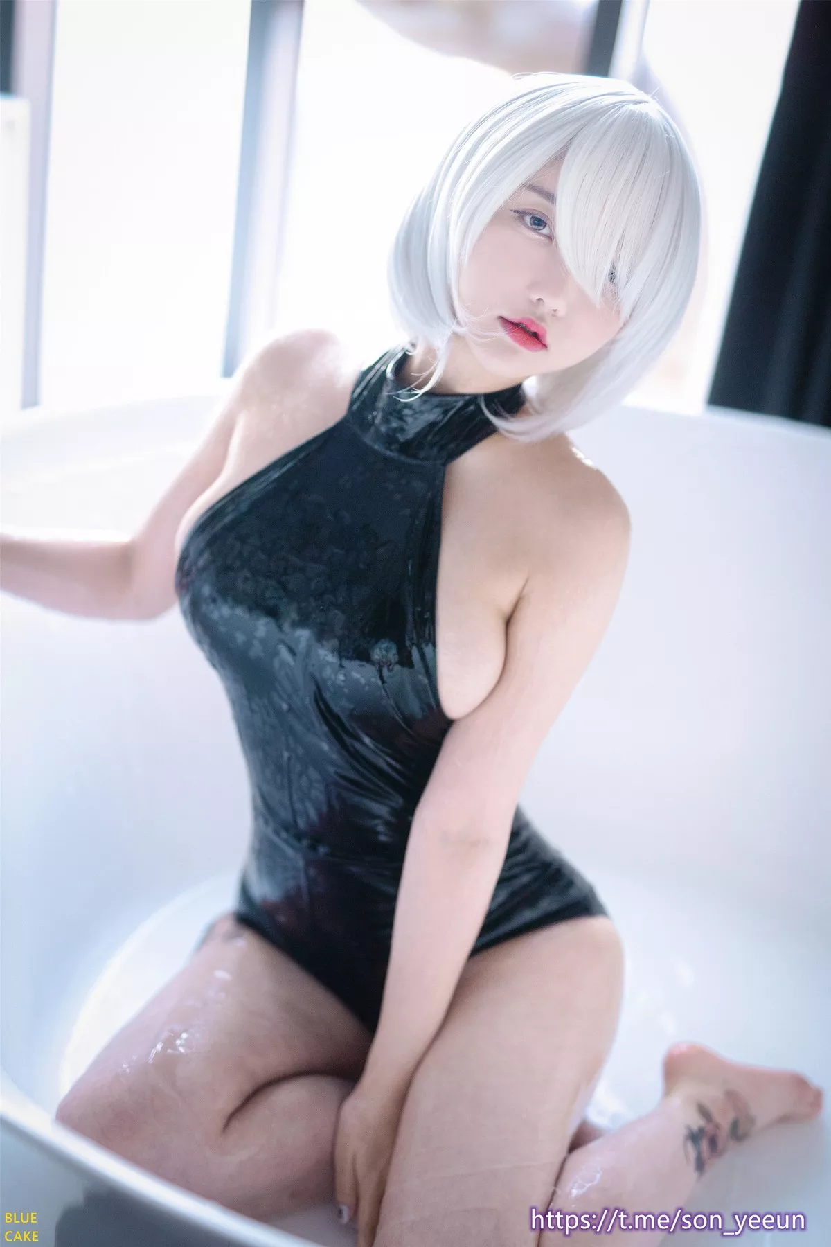 写真 蓝色蛋糕】 NieR YoRHa 全集修正 Yeeun【BLUECAKE No.2 2B 女神 高丽 Son