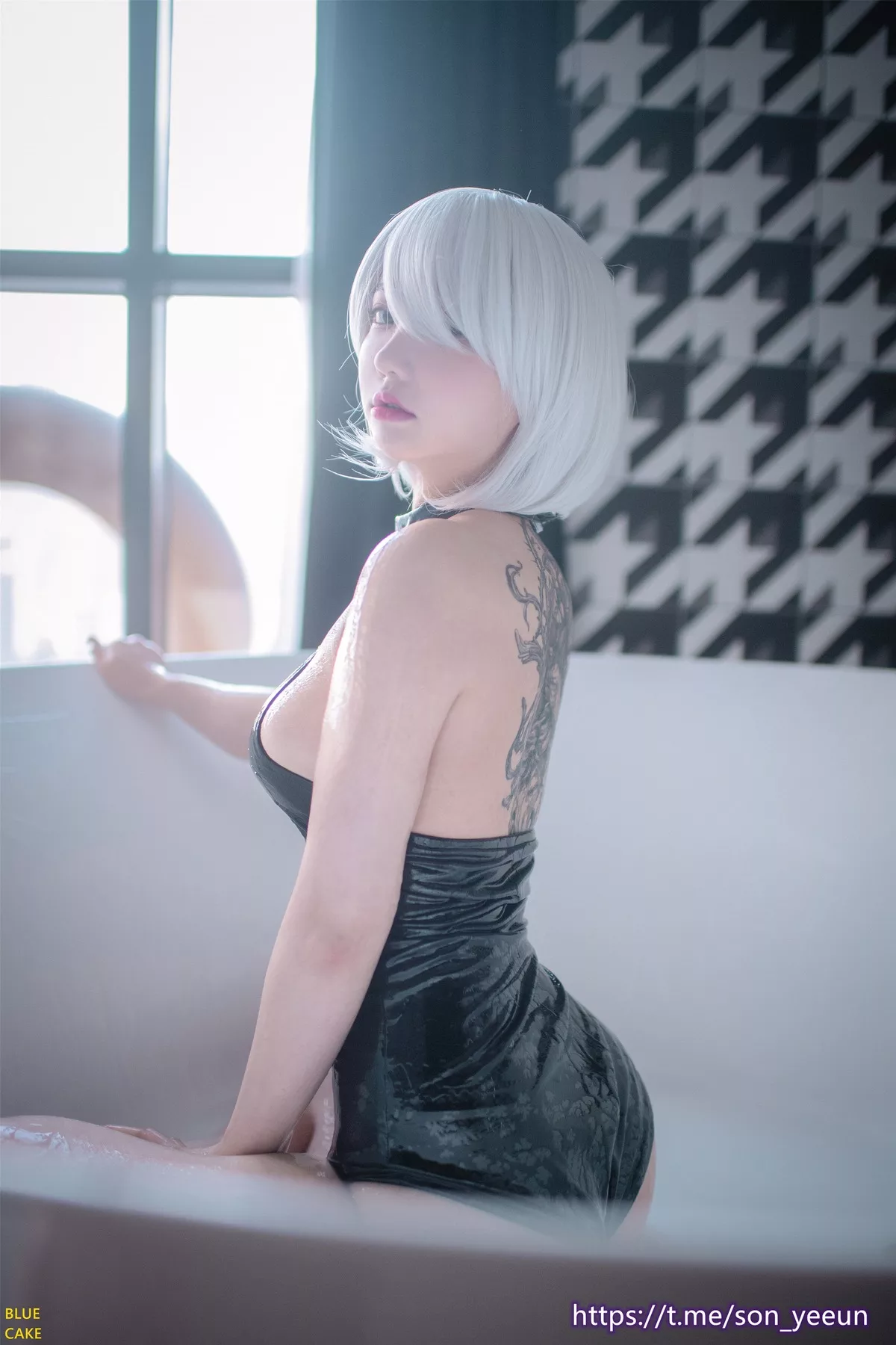 写真 蓝色蛋糕】 NieR YoRHa 全集修正 Yeeun【BLUECAKE No.2 2B 女神 高丽 Son