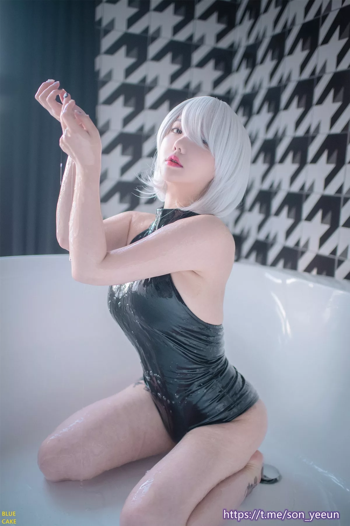 写真 蓝色蛋糕】 NieR YoRHa 全集修正 Yeeun【BLUECAKE No.2 2B 女神 高丽 Son