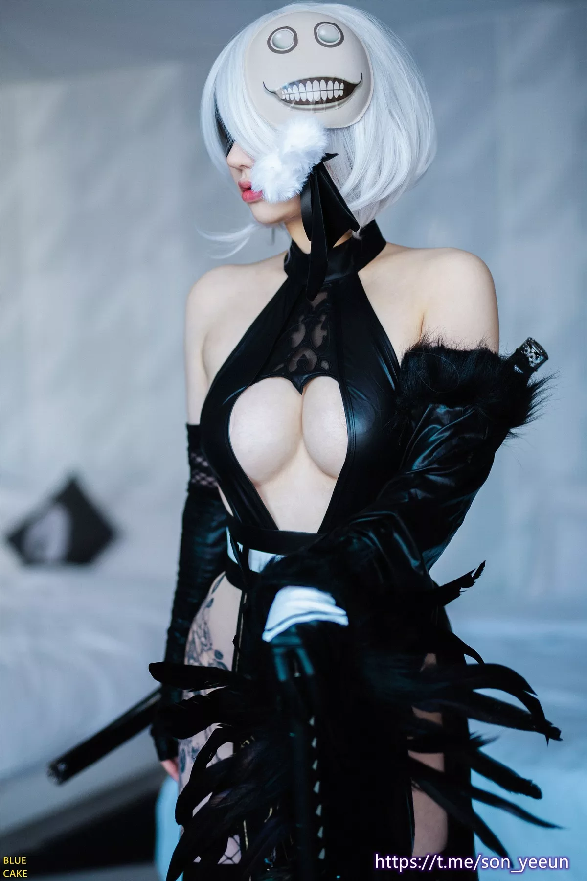 写真 蓝色蛋糕】 NieR YoRHa 全集修正 Yeeun【BLUECAKE No.2 2B 女神 高丽 Son