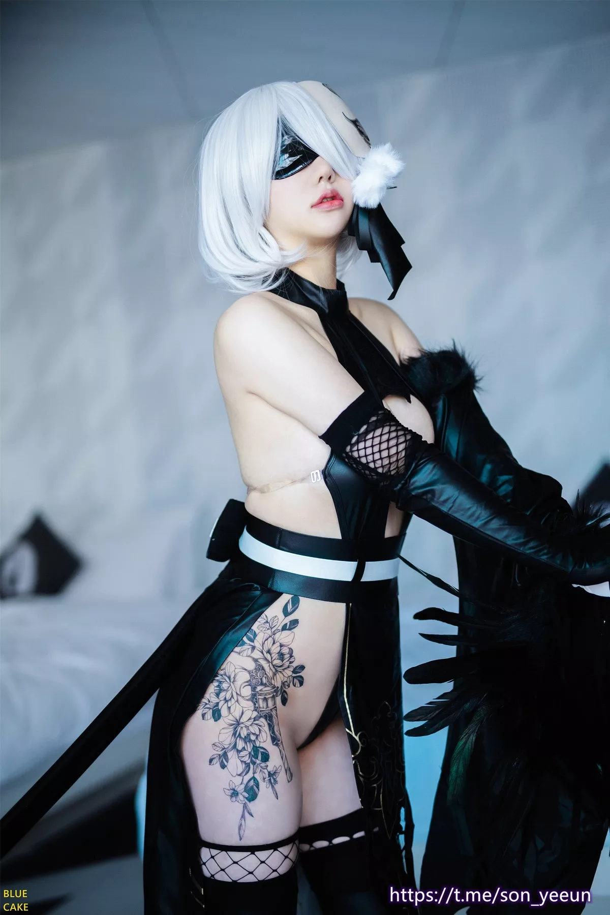 写真 蓝色蛋糕】 NieR YoRHa 全集修正 Yeeun【BLUECAKE No.2 2B 女神 高丽 Son
