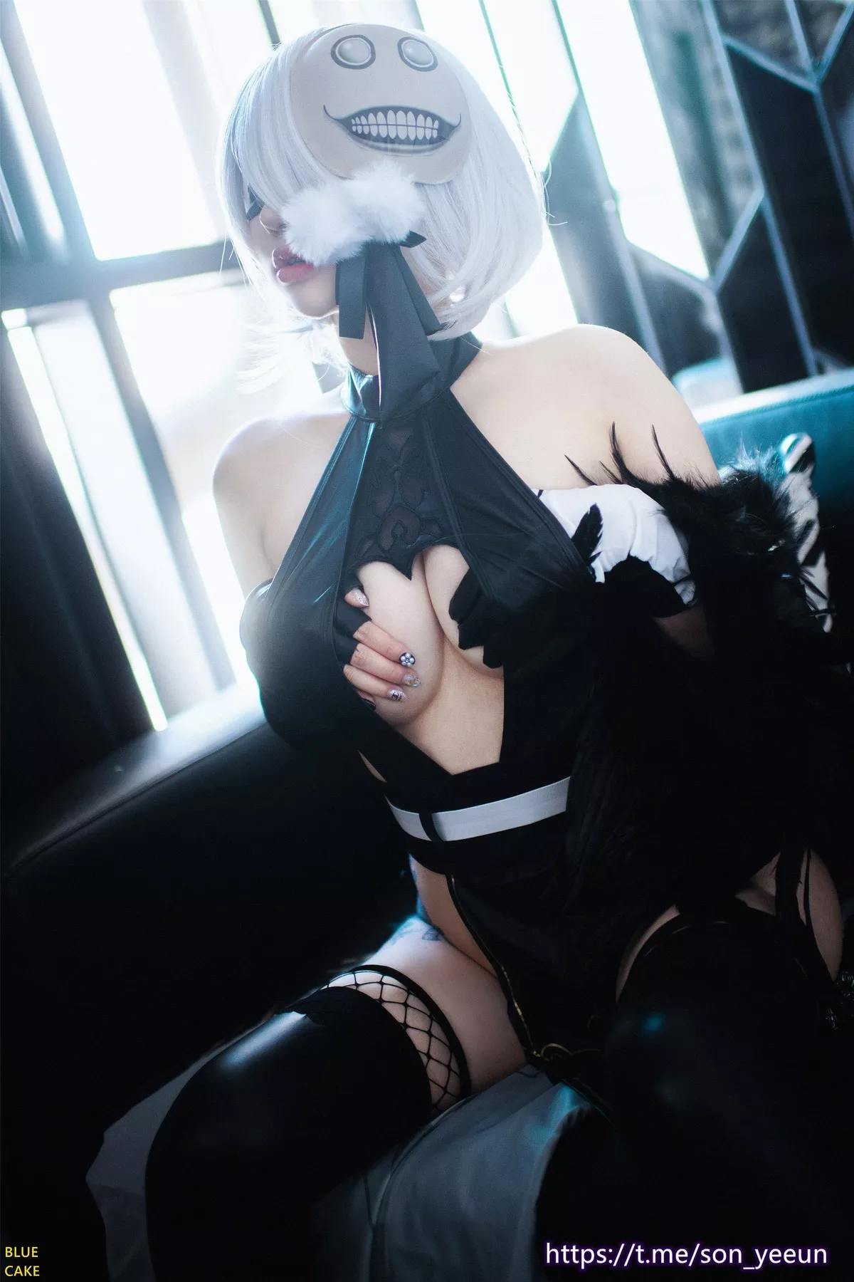 写真 蓝色蛋糕】 NieR YoRHa 全集修正 Yeeun【BLUECAKE No.2 2B 女神 高丽 Son