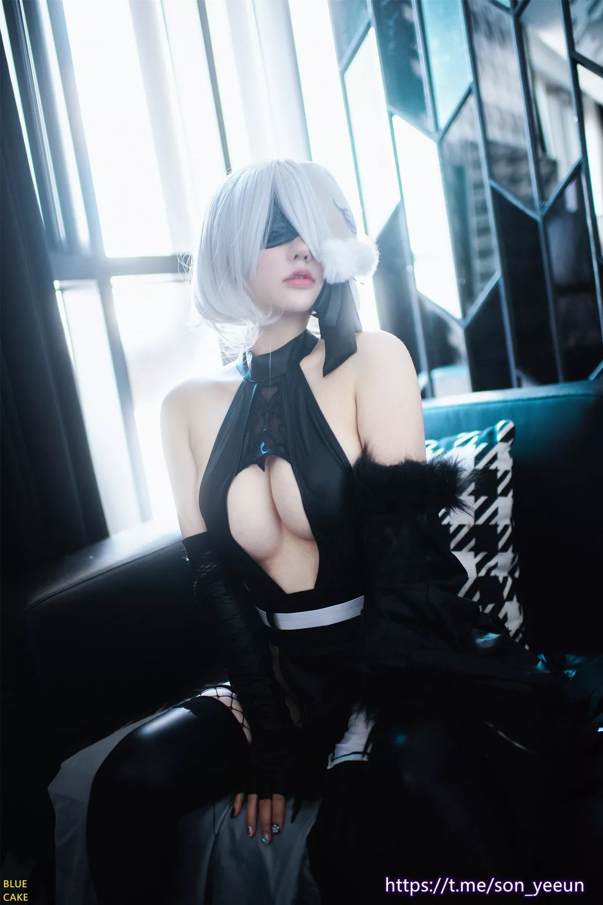 写真 蓝色蛋糕】 NieR YoRHa 全集修正 Yeeun【BLUECAKE No.2 2B 女神 高丽 Son