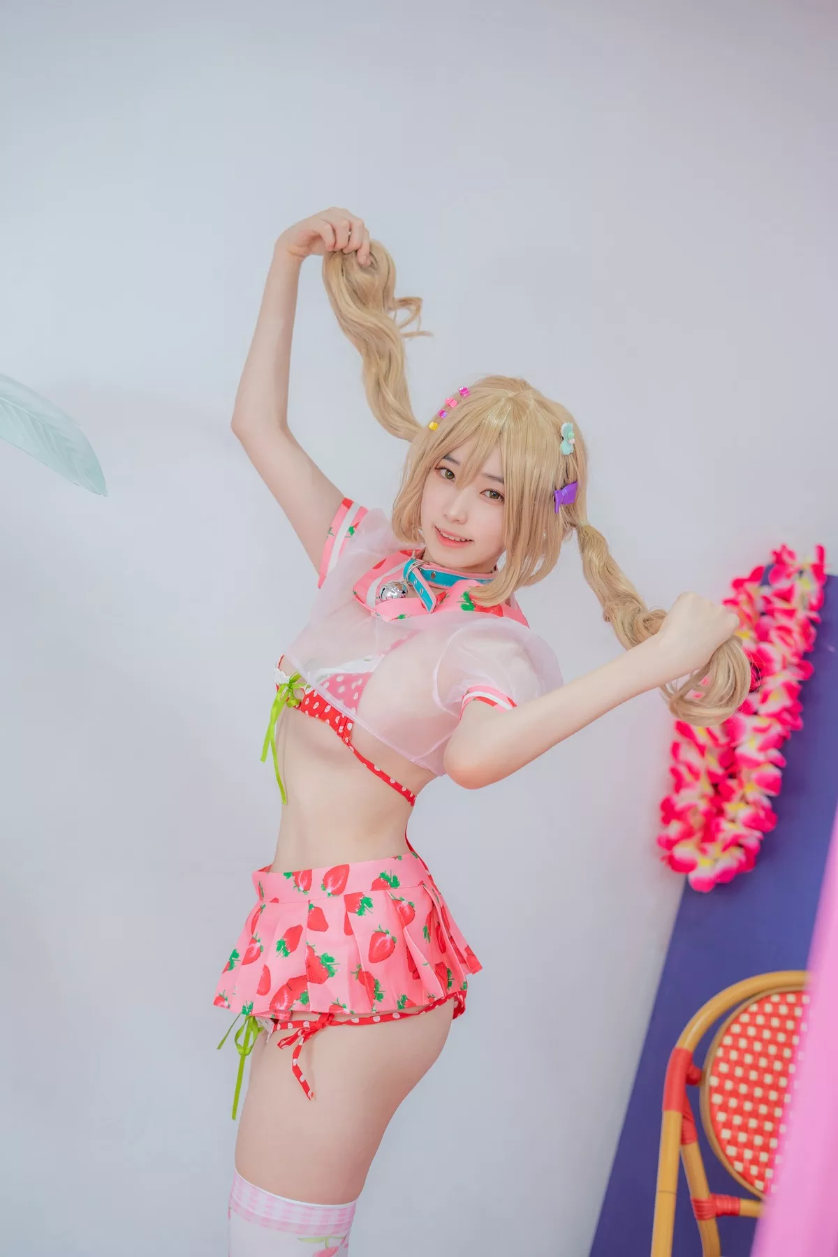 摄影 全集修正 苏打】 socks 南韩 Over 奶油 丽人 Bambi【CreamSoda knee