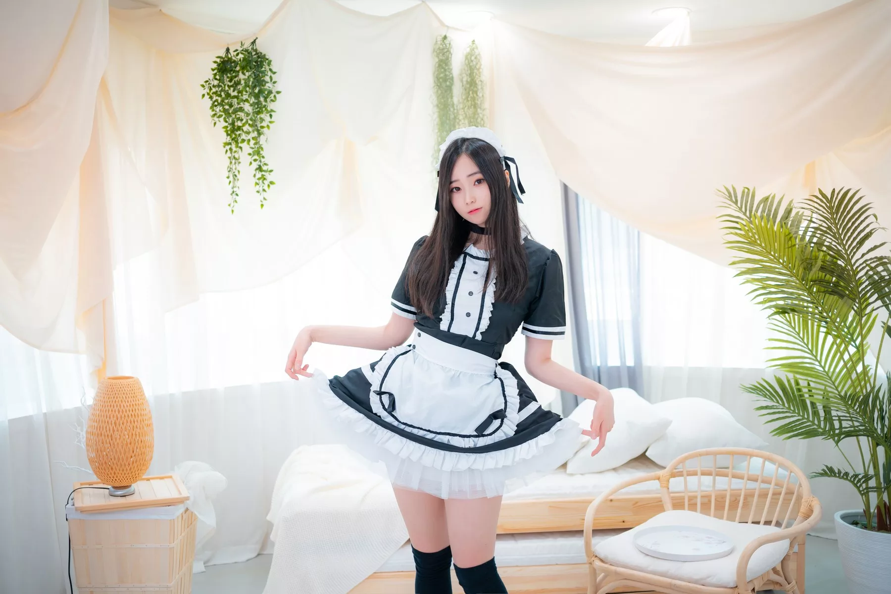 摄影 全集修正 苏打】 socks 南韩 Over 奶油 丽人 Bambi【CreamSoda knee