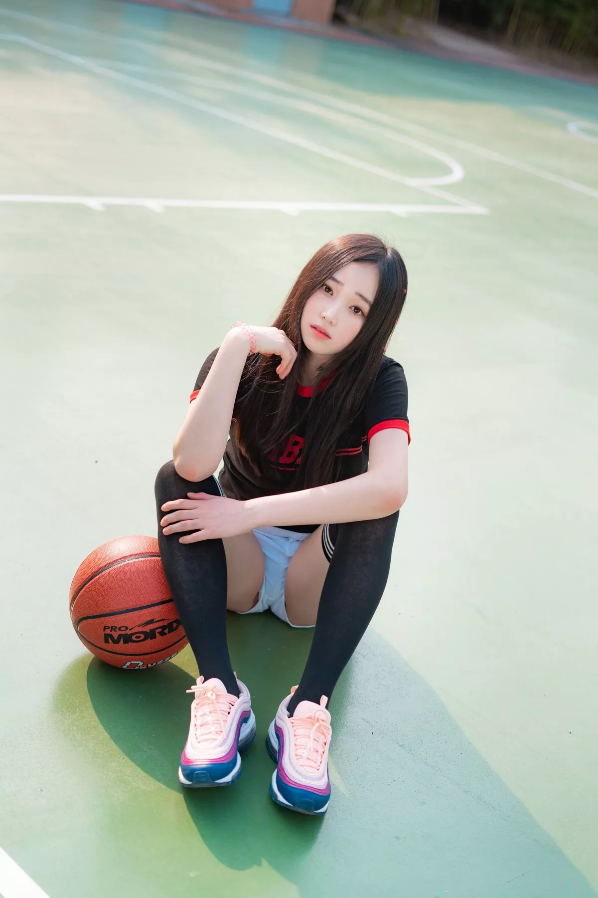 摄影 全集修正 苏打】 socks 南韩 Over 奶油 丽人 Bambi【CreamSoda knee