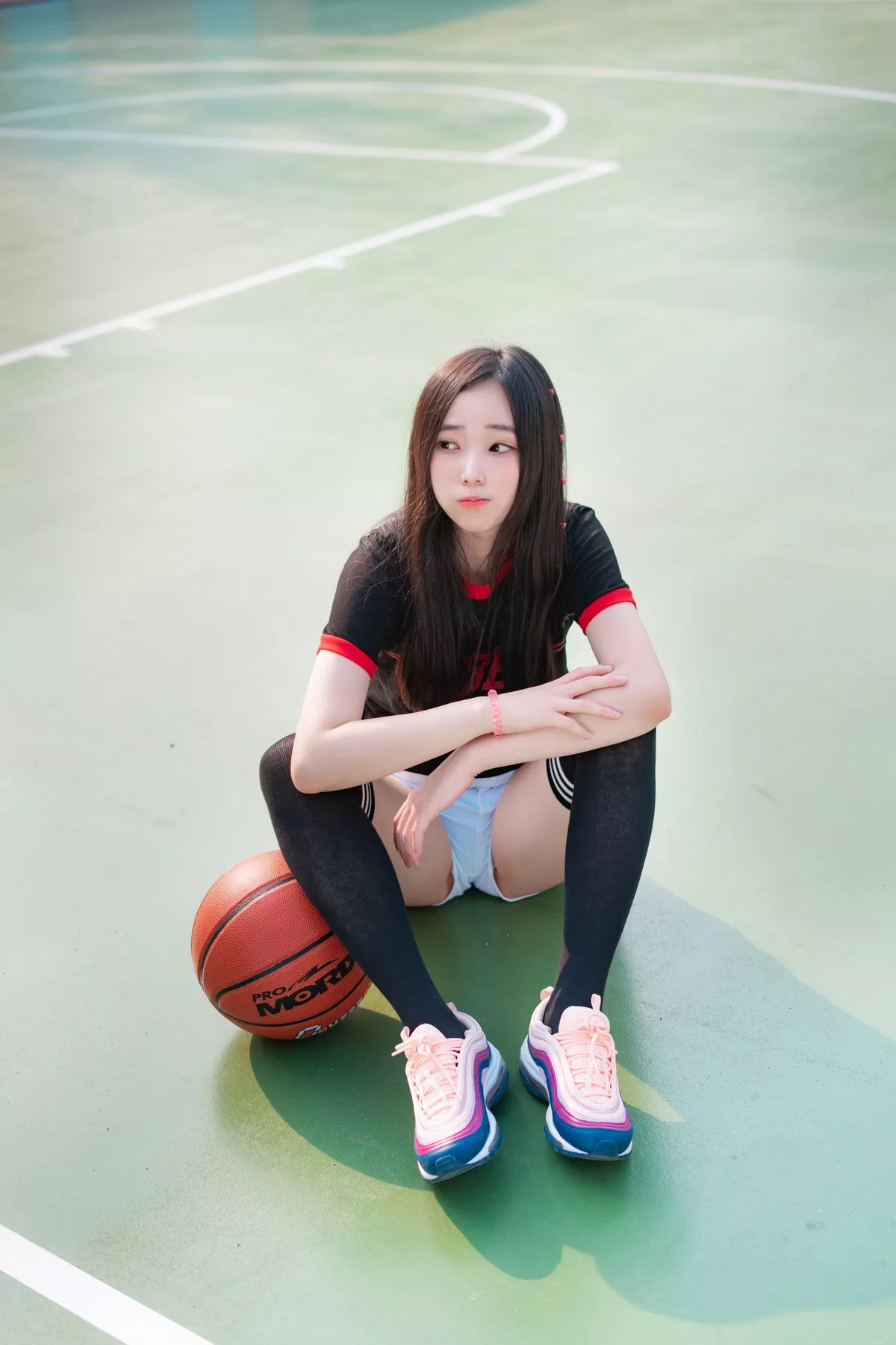 摄影 全集修正 苏打】 socks 南韩 Over 奶油 丽人 Bambi【CreamSoda knee