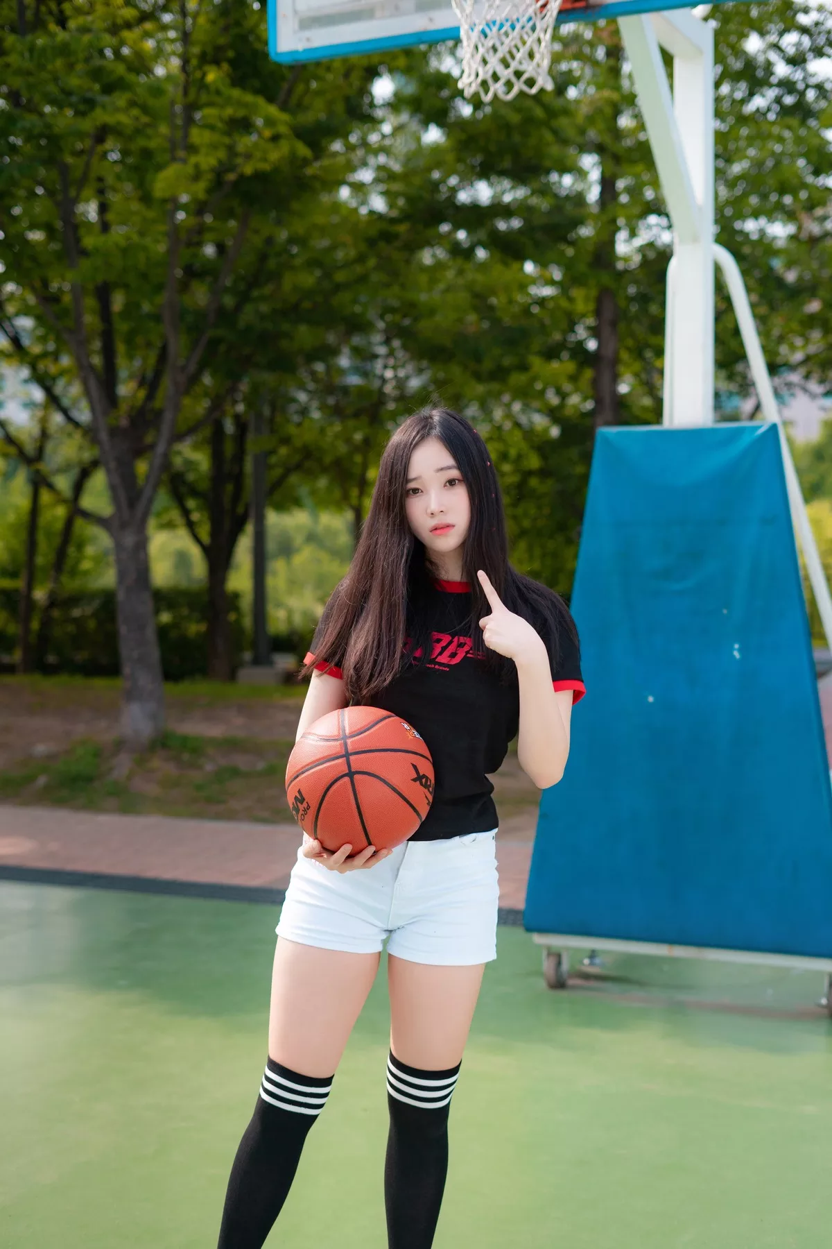 摄影 全集修正 苏打】 socks 南韩 Over 奶油 丽人 Bambi【CreamSoda knee