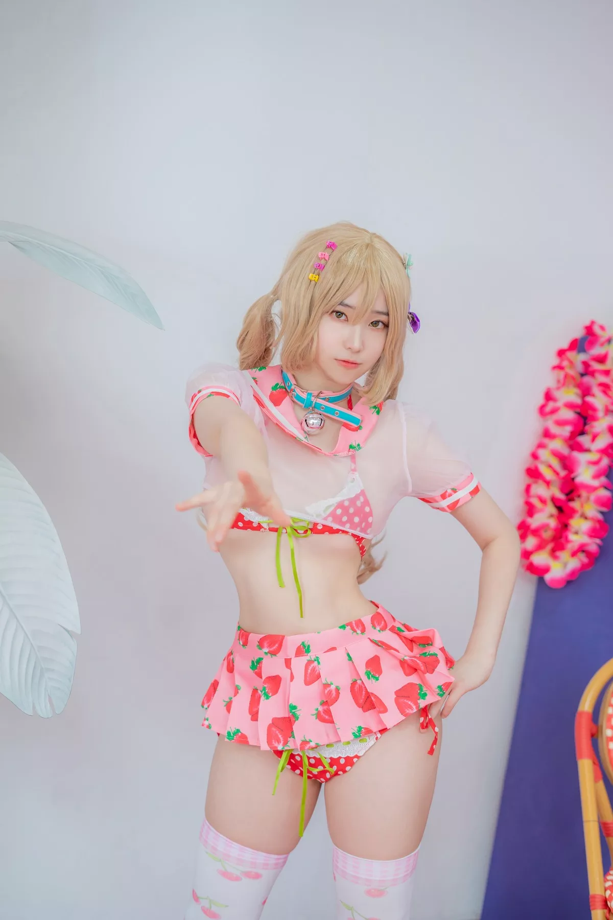 摄影 全集修正 苏打】 socks 南韩 Over 奶油 丽人 Bambi【CreamSoda knee