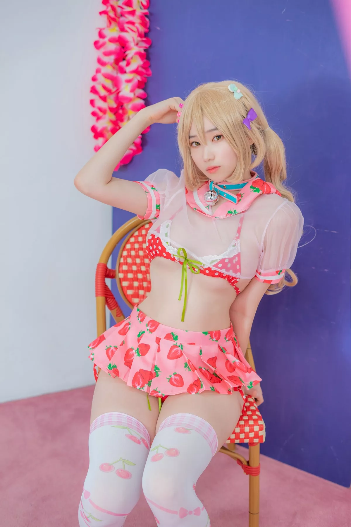 摄影 全集修正 苏打】 socks 南韩 Over 奶油 丽人 Bambi【CreamSoda knee