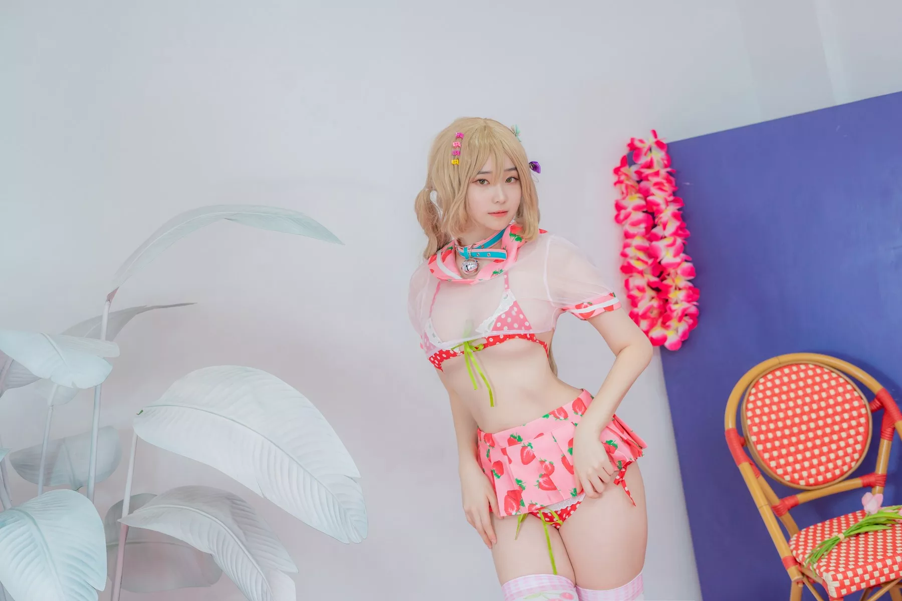 摄影 全集修正 苏打】 socks 南韩 Over 奶油 丽人 Bambi【CreamSoda knee