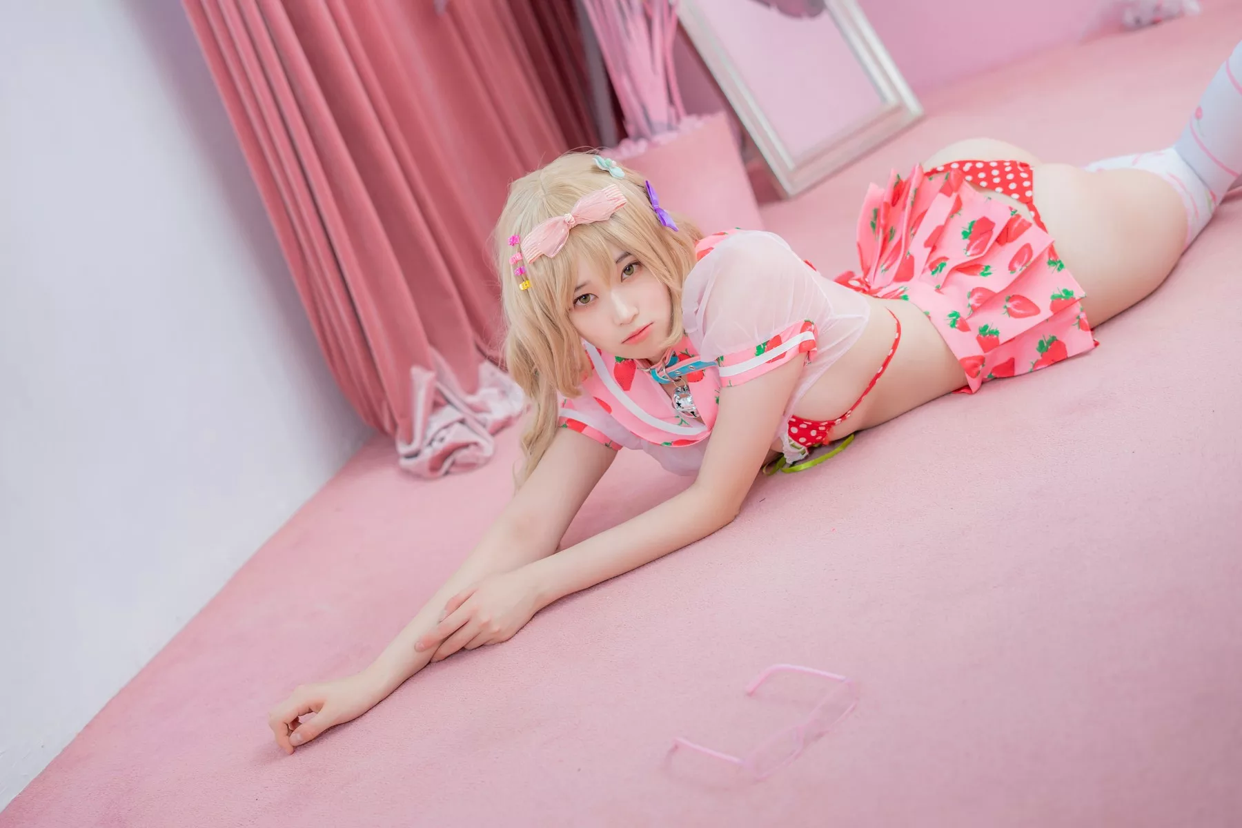 摄影 全集修正 苏打】 socks 南韩 Over 奶油 丽人 Bambi【CreamSoda knee
