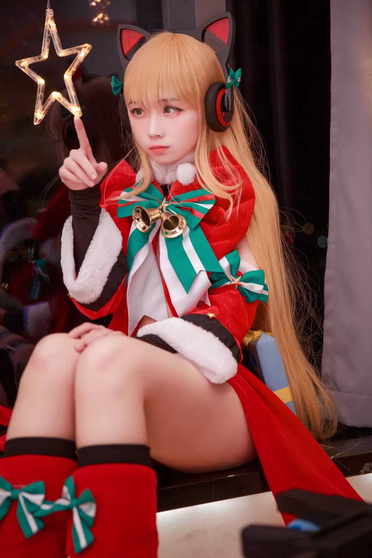 girls 不会受伤】 女神 【G44 Cosplay frontline 红耳朵猫 TMP 福利