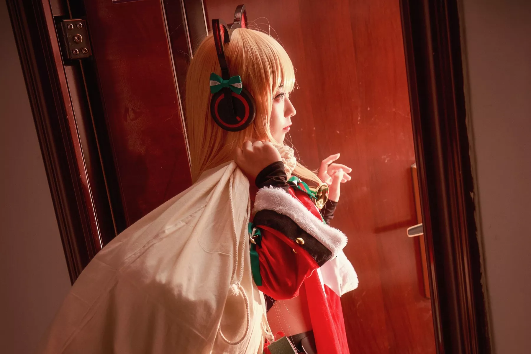 girls 不会受伤】 女神 【G44 Cosplay frontline 红耳朵猫 TMP 福利