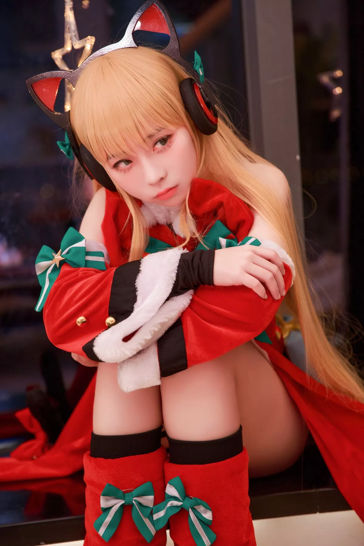 girls 不会受伤】 女神 【G44 Cosplay frontline 红耳朵猫 TMP 福利
