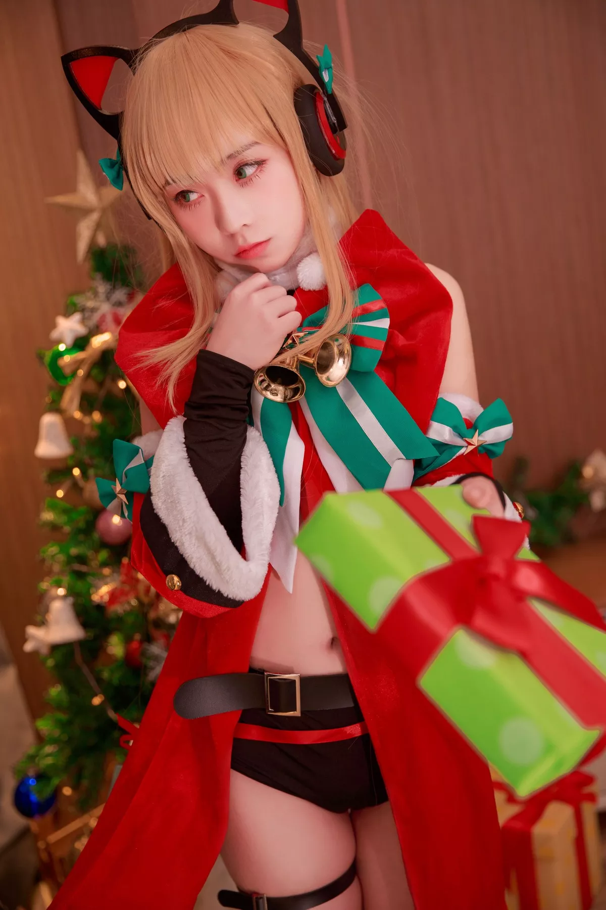 girls 不会受伤】 女神 【G44 Cosplay frontline 红耳朵猫 TMP 福利