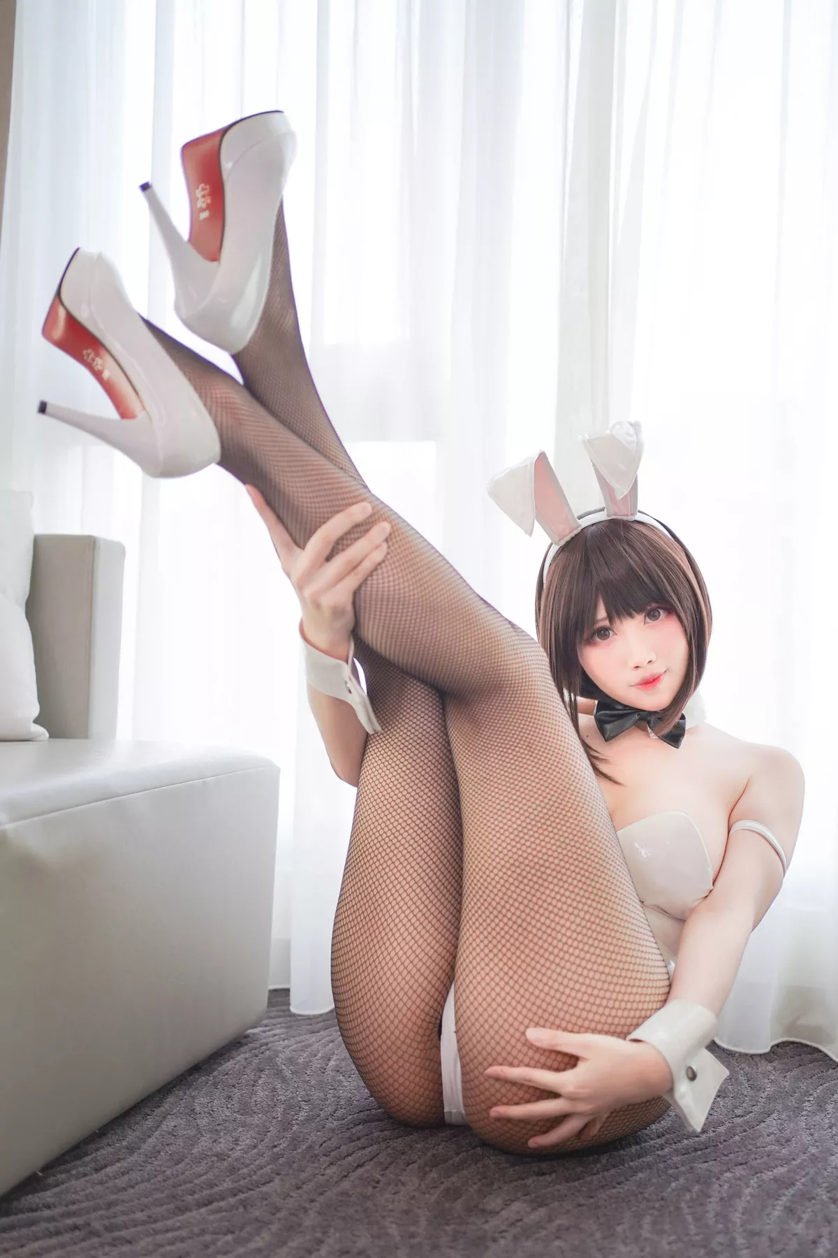 福利 White Kato 美人 【KaYa萱】 Bunny Cosplay Megumi