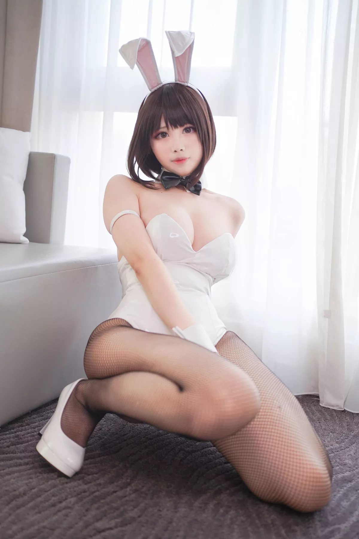 福利 White Kato 美人 【KaYa萱】 Bunny Cosplay Megumi
