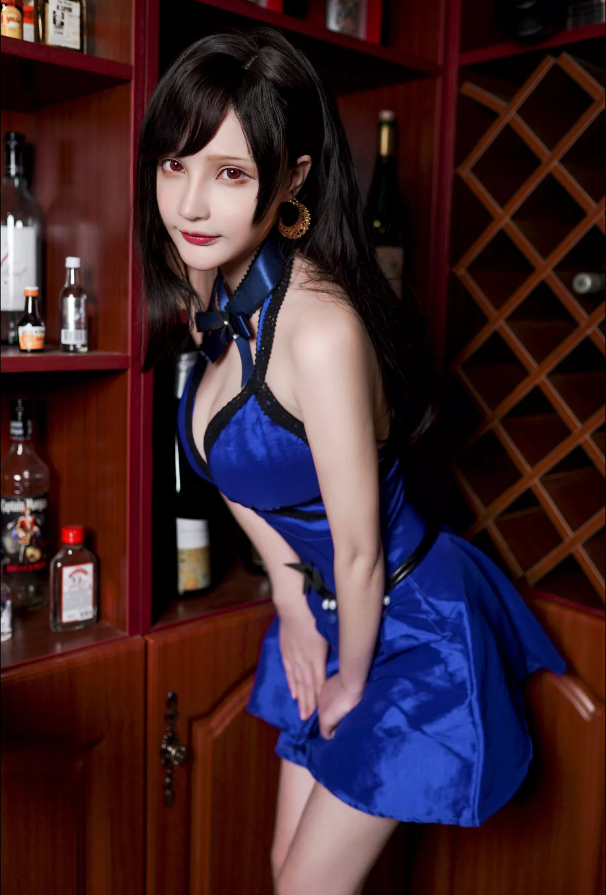Tifa Cosplay 丽人 福利 千夜未来】 Ver. 【Senya Miku Dress Lockhart