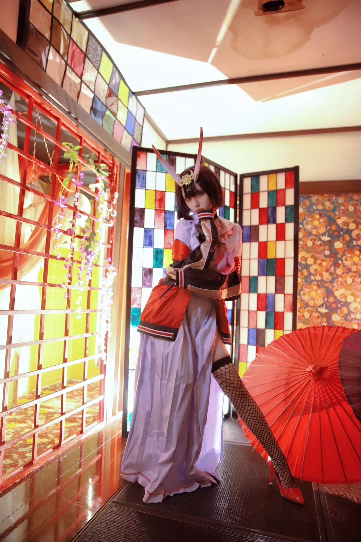 shuten 福利 美女 【Shika�肼埂� 酒吞童子 douji Cosplay