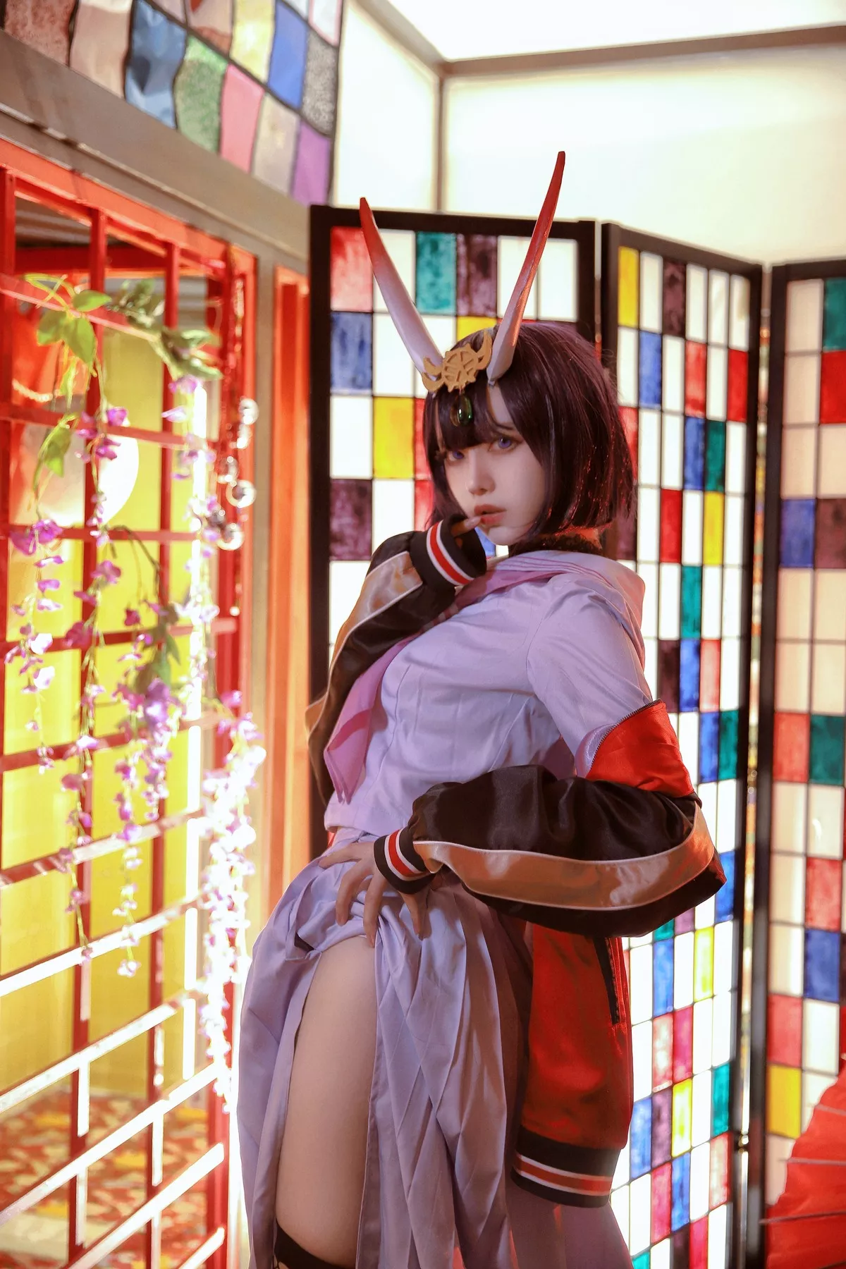 shuten 福利 美女 【Shika�肼埂� 酒吞童子 douji Cosplay
