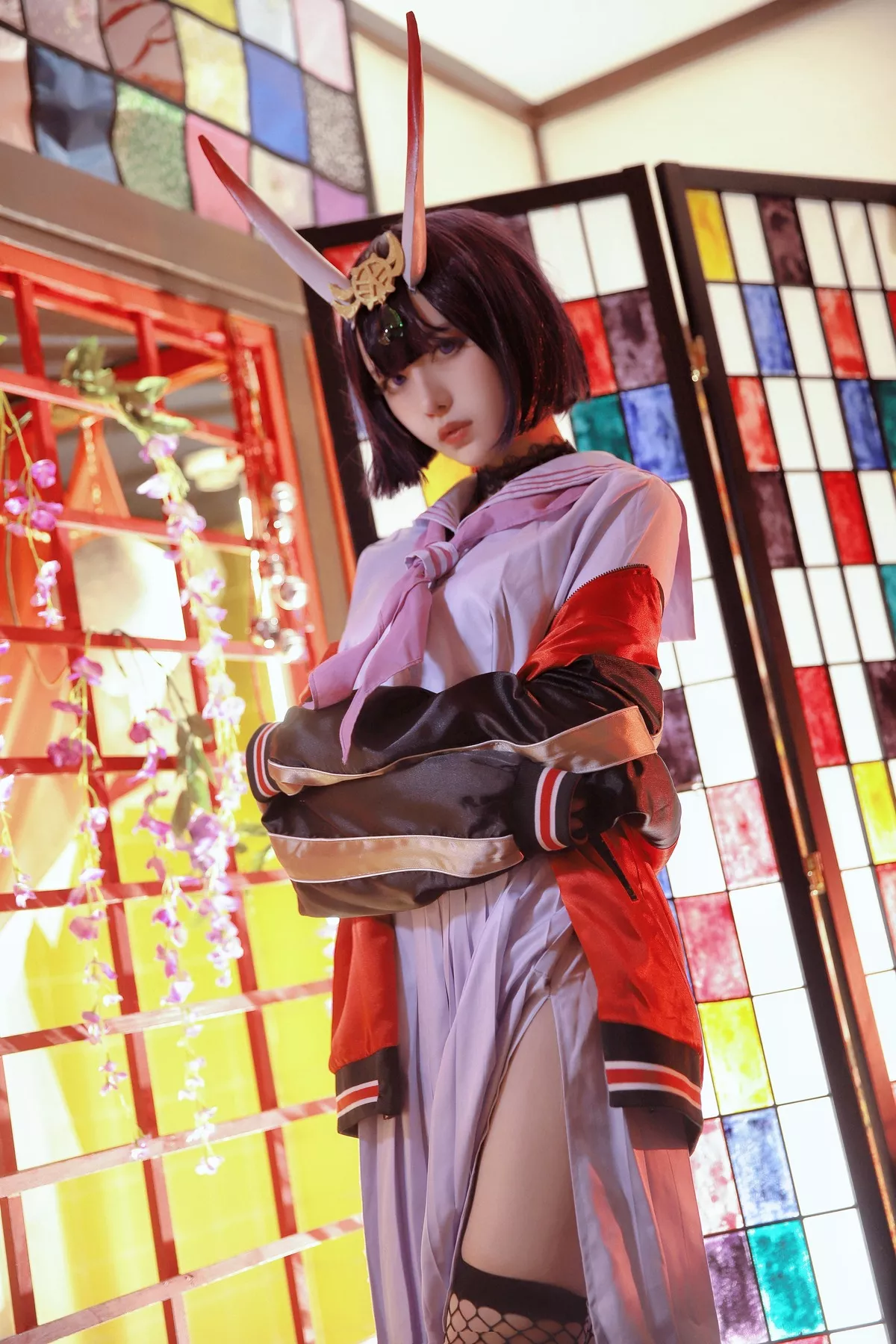 shuten 福利 美女 【Shika�肼埂� 酒吞童子 douji Cosplay