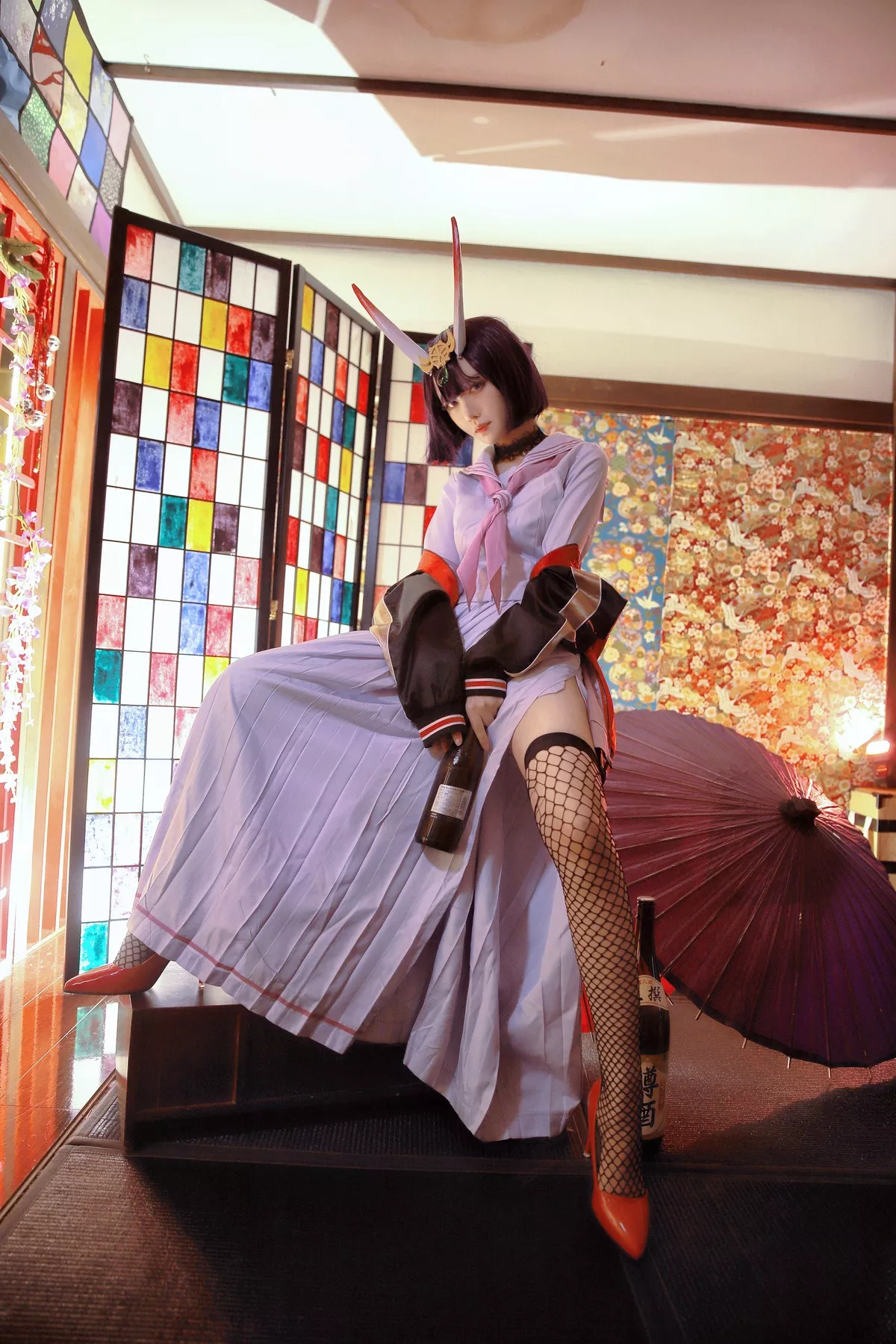 shuten 福利 美女 【Shika�肼埂� 酒吞童子 douji Cosplay