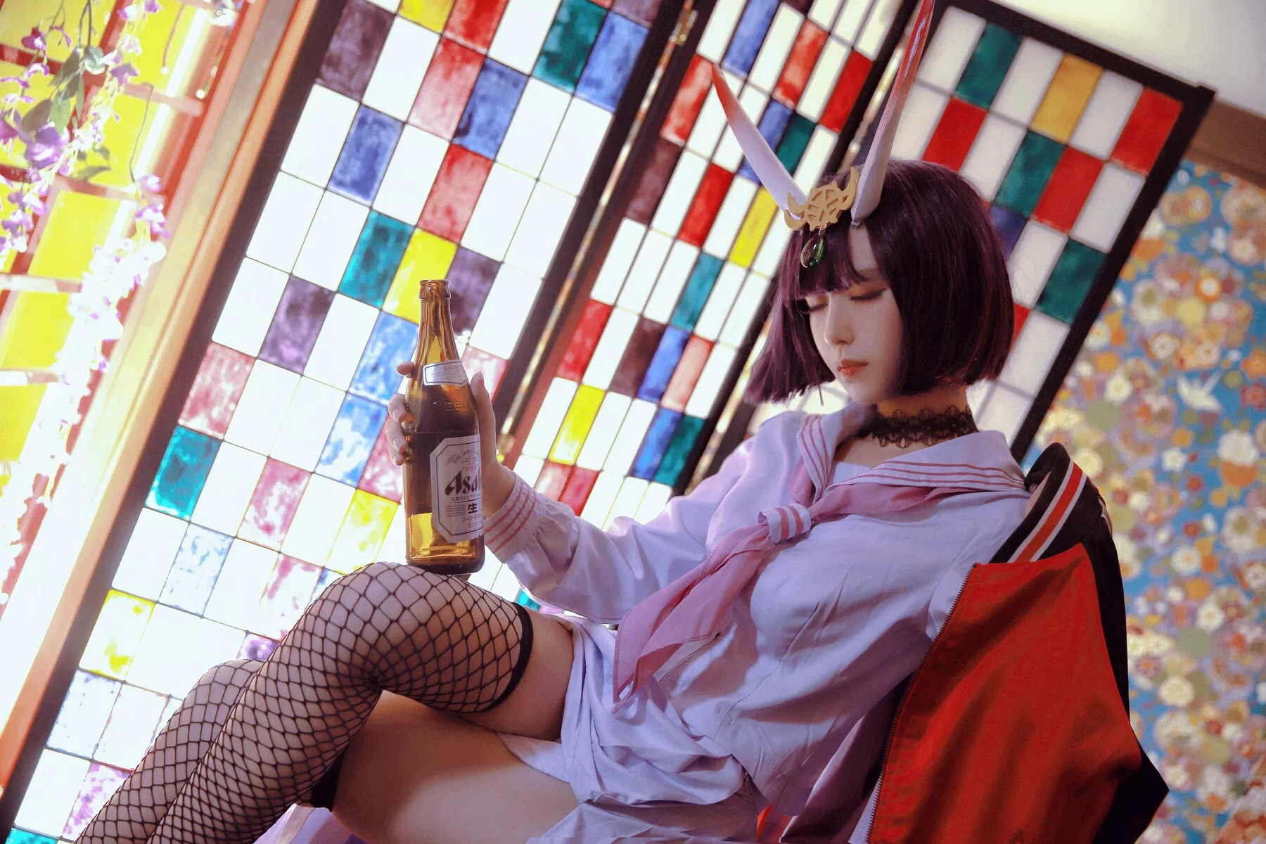 shuten 福利 美女 【Shika�肼埂� 酒吞童子 douji Cosplay