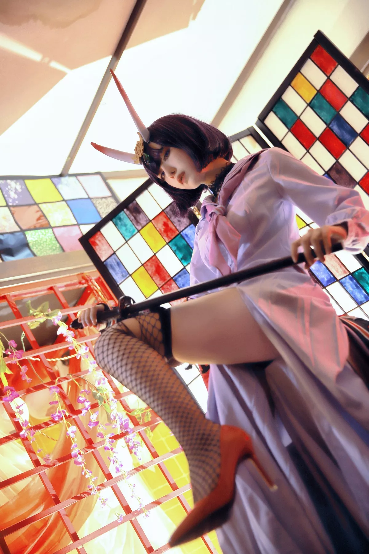 shuten 福利 美女 【Shika�肼埂� 酒吞童子 douji Cosplay
