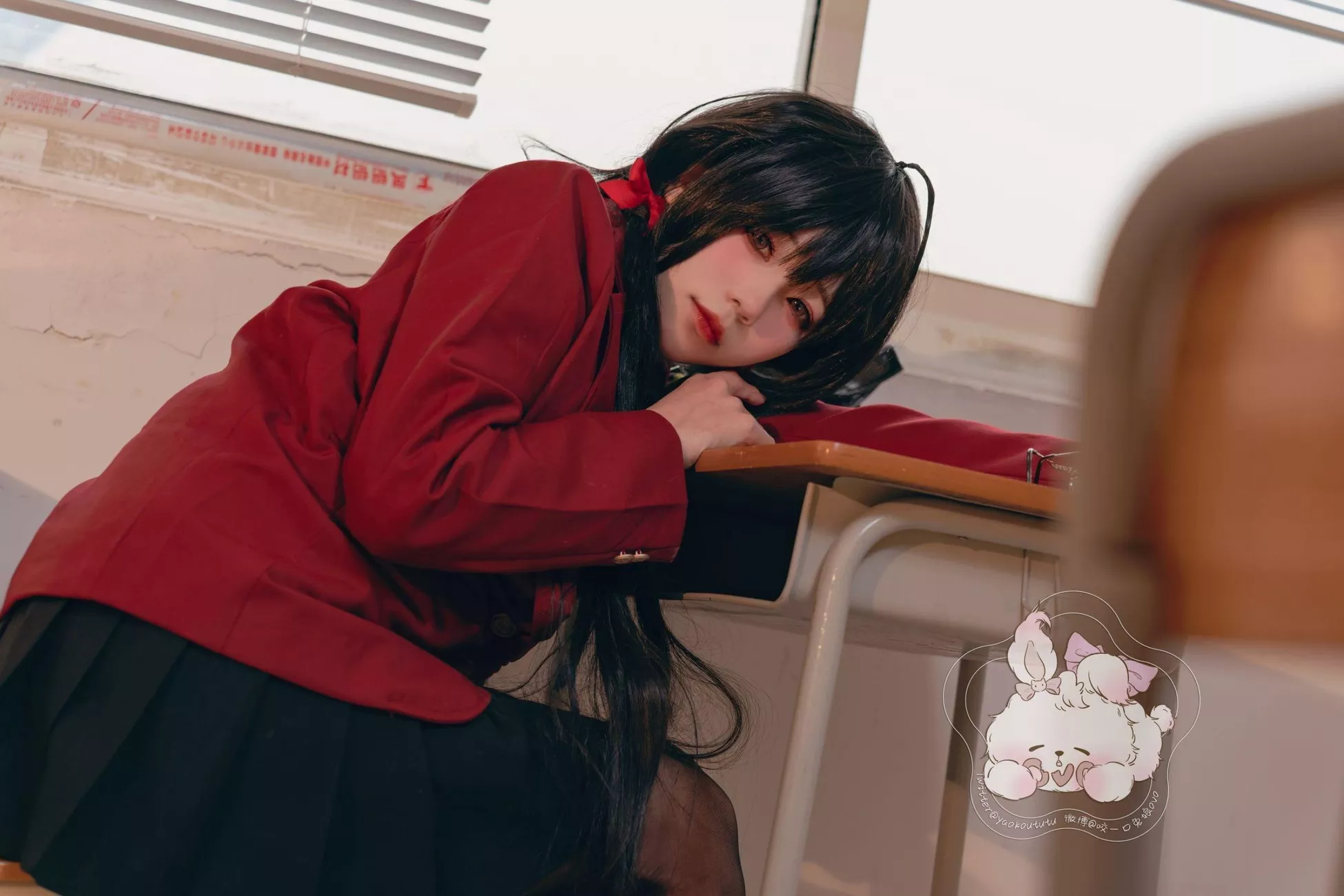 咬人小 《风纪委员 》 大凤 高质写真艺术 小兔