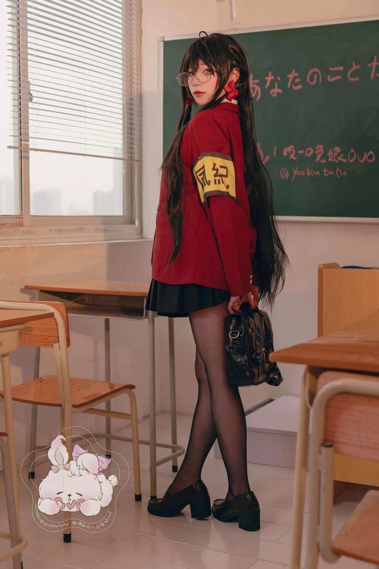 咬人小 《风纪委员 》 大凤 高质写真艺术 小兔