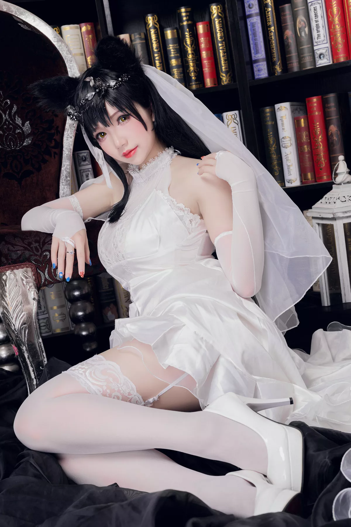 Atago ) 爱宕 (Azur 美人 福报 Cosplay Astra】 碧蓝航线 Lane 【雪晴 犬