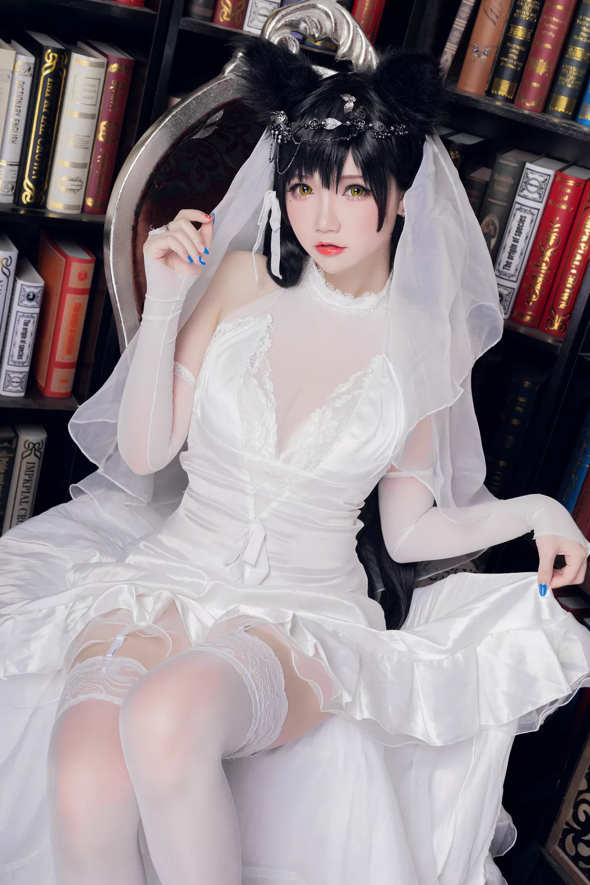Atago ) 爱宕 (Azur 美人 福报 Cosplay Astra】 碧蓝航线 Lane 【雪晴 犬