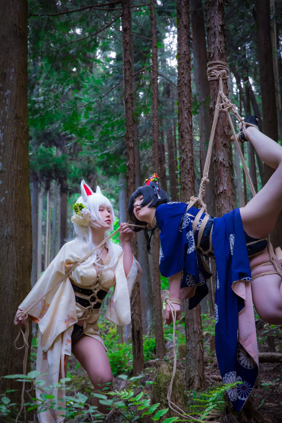 Cosplay 媒体圣女 【BOKUKO】 缚狐 Fox 福利 Tied 丽人