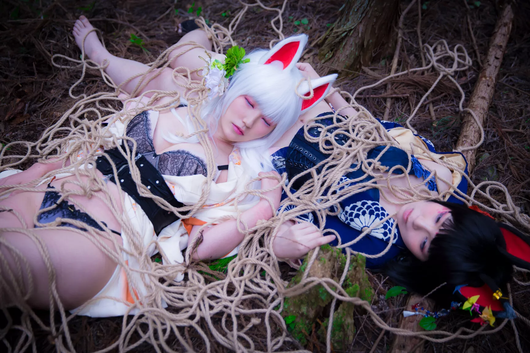 Cosplay 媒体圣女 【BOKUKO】 缚狐 Fox 福利 Tied 丽人